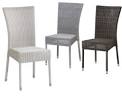 Salon de jardin en rsine tresse chaises, table d extrieur design