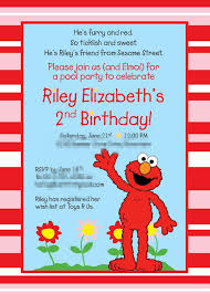 Sesame street birthday party invitations. Elmo Birthday Party Miss Frugal Fancy Pants