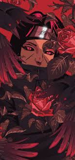 This design wallpaper is a combination of white and gray. Itachi Wallpaper Enjpg