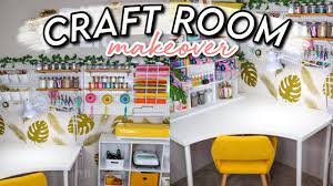 Create an entire craft room for less than $250 with these easy plans from ' just measuring up '. Extreme Craft Room Makeover Tour 2020 On A Budget Organization Ideas Youtube