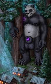 Rule 34 - Anthro Balls Bear Forest Genitals Gevual Giant Panda Hi Res Macro  Male Mammal Muscular Night Nude Outside Plant Solo Tree Village | 8582135