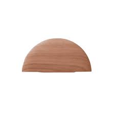 40% off retro cupboard cabinet drawer door pull handles home kitchen furniture half moon shell handle 6 reviews cod. Handmade Half Moon Timber Handle Raw Sunshine Coast