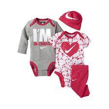 Nike Infant 2 Bodysuits Beanie And Leggings 4 Piece Gift Set Baby Girl Clothing Baby Girl Fashion Cute B Kids Outfits Girls Baby Girl Clothes Kids Outfits