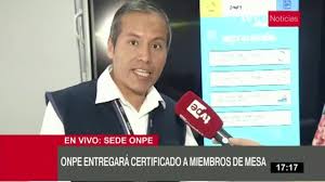 El cual lo realiza semanas. Onpe Conoce El Kit Electoral Que Recibiran Los Miembros De Mesa Tvperu