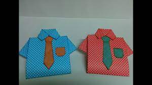 This is an affectionate father's day card which can be personalized to really charm your dad. Art And Craft How To Make Shirt Card Father S Day Card Teacher S Day Card Youtube