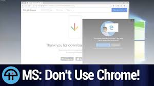 100% safe and virus free. Microsoft Warns Edge Users Not To Download Chrome Youtube