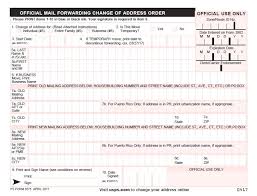 What Does Ps Form 3575 Mail Forwarding Change Of Address Order Look Like In 2020 Change Of Address Addressing Change