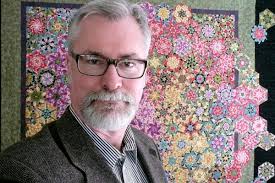 Contemporary art quilters, Bruce Seeds and Kent Williams