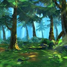 Cartoon Forest Scene 02 3d Model Forest Cartoon Forest Pictures Anime Scenery
