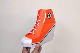 Download Free Svg Diy Converse Shoe 3d Papercraft All Free Svg Files