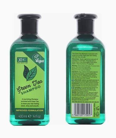 Wholesale XHC Xpel Hair Care Shampoo - Green Tea - SLES & Paraben Free - 400Ml - UK Pound Shop Supplier and Distributor