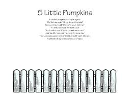 5 little pumpkins craft from 5 little pumpkins sitting on a gate coloring page five little pumpkins book printable halloween pinterest from 5 little pumpkins sitting on a gate coloring page. Five Little Pumpkins Coloring Worksheets Teaching Resources Tpt