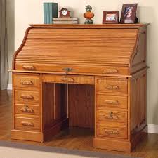 Sold and shipped by costway. Oak Finish Elegant Deluxe Roll Top Desk