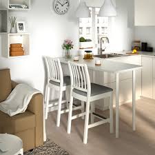 Ekedalen Bar Stool With Backrest White Orrsta Light Gray Width 17 3 4 Shop Today Ikea Bar Stools White Bar Stools Bar Height Kitchen Table