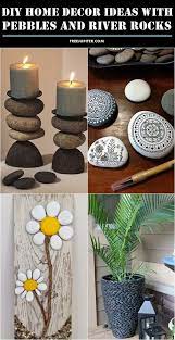 10 Creative Diy Home Decor Ideas With Pebbles And River Rocks Diy Home Decor Diy Home Decor Easy River Rock Decor