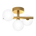 Bloom 13 inch 3-Light Gold LED Flush Mount FM-BLC-HD2GD Artika