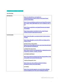 Free worksheets and printables for kids. Therapeutic Classroom English Esl Worksheets For Distance Learning And Physical Classrooms