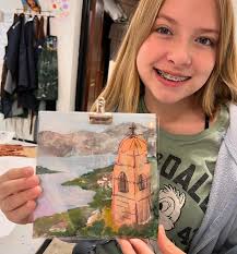 My older kids got to make plexiglass sheets into a layered acrylic painting  with 3-d depth! I will post a how to video if you're wanting to try this!  They turned out