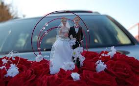 Image result for svatební  výzdoba auta