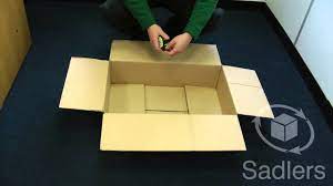 Alternatively, measure the outside of the box if you want to find out if it can fit into a space. How To Measure A Cardboard Box Lxwxh Sadlers Youtube