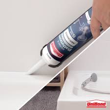 UniBond Healthy Kitchen & Bathroom Anti Mould Silicone Sealant Cartridge  White - 274g | Homebase