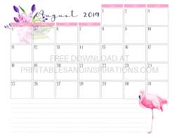 2020 2021 Flamingo Calendar Weekly Planner Free Printable Printables And Inspirations Weekly Planner Free Printable Planner Printables Free Planner Calendar Printables