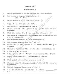 10,000+ learning activities, games, books, songs, art, and much more! Cbse Class 10 Mental Maths Polynomials Worksheet