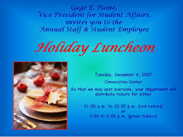 Sample freeemployee appreciation lunch sample invites. Staff News