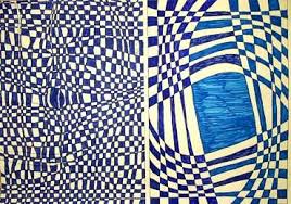 Guter und nach­hal­ti­ger unter­richt (natür­lich nicht nur im fach kunst) bedarf einer opti­ma­len und sorg­fäl­ti­gen vor­be­rei­tung: Op Art Vasarely Op Kunstunterricht 3d Bilder Zeichnen Kinder Zeichnen