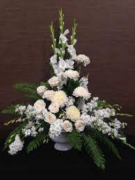 Tlc packing & shipping inc. Tropical White In Santa Fe Springs Ca Le Fleur Floral Couture Large Flower Arrangements White Flower Arrangements Flower Arrangements Simple