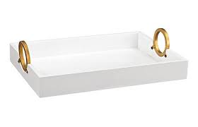 Ottoman tray, coffee table tray, large wooden rustic square tray, low profile tray, oversized tray with handles, espresso ottoman tray. 3 Coffee Table Styling Ideas To Copy At Home Overstock Com