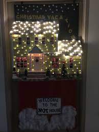 Christmas lights do go so well ? Griswold S House Christmas Vacation Decorated Door Holiday Door Decorations Christmas Door Decorations Office Christmas Decorations