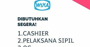 We did not find results for: Lowongan Kerja Pt Wika Penempatan Majalengka Mei 2019 Info Loker Bandung 2021