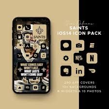 New Orleans Saints Ios14 Icon Theme Pack Ios14 Icons Bundle Ios Themes Sports Icons Nfl Football Icon Pack New Orleans Saints Icon Iphone Icon