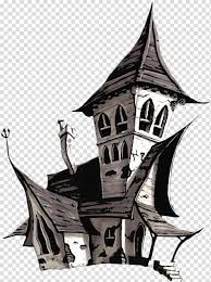 Halloween Jack O Lantern Halloween White House Black And Gray House Illustration Transpare In 2020 Halloween Jack Halloween Jack O Lanterns Halloween Illustration