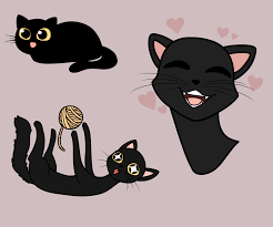 1190 x 1056 · jpeg. Black Cats By Anime Cat Art On Deviantart