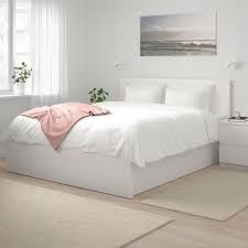 Bedroom Ideas Malm Bettgestell Mit Aufbewahrung Wei Szlig Ikea The Effective Pictures We Offer You A In 2021 White Bed Frame White Bedding Ikea Bed