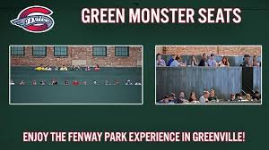 Get Your Green Monster Seats Today Greenville Drive News