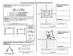 From the origin by a scale factor of 2, and state the coordinates of the image. Dilations And Scale Factors Worksheet Answers Worksheet List