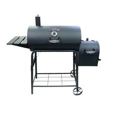 Rivergrille Cattleman 29 In Charcoal Grill And Smoker In Black Sc2210401 Rg The Home Depot Charcoal Grill Charcoal Bbq Grill Smoker
