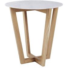 Marcello Side Table Oak Urban Couture Side Table White Oak Wood White Oak Table