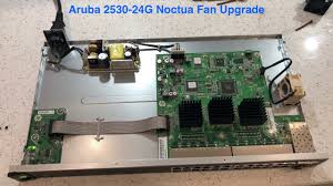 Hp Aruba 2530 24g J9776a Network Switch Noctua Fan Upgrade Youtube