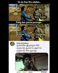 Pubg fact pubg funny gaming pubg mobile keyboard and mouse setup on pc memes video games funny video game. Pubg Tamil Freefire Avathu Ma Raavathu Captainmeme Facebook