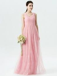 V Neck Chiffon Tulle Dress Color English Rose Fabric Tulle Fabric Chiffon Tulle Bridesmaid Dress Elegant Bridesmaid Dresses Bridesmaid Dresses