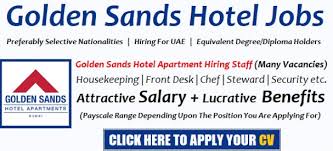 A head flight attendant is paid as per their experience, they can earn approximately 6 lakh per annum. Golden Sands Hotel Apartments Jobs In Dubai Careers Multiple Job Openings Dubaivacancy Us 2021
