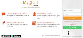 Mychart Piedmont Org Mychart Account Login Process