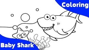 Download free baby shark coloring page for kids picture. Coloring Pages Kids Coloring Sheet Baby Shark Printables
