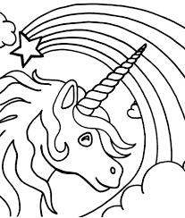 Leprechaun coloring pictures st patricks coloring pages free rainbow. Coloring Pages Unicorn Head With Rainbow Coloring Page Free Printable