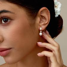 Pearl Bridal Earring