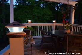 Bring your deck to life with deck post lights from dekor®. Solar Post Caps For The Decks Between Naps On The Porch